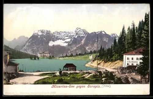 AK Misurina, See gegen Sorapis