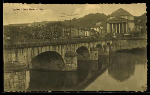 AK Torino, Gran Madre di Dio e ponte sul fiume Po