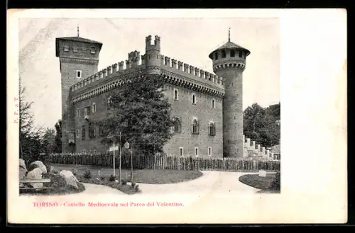 AK Torino, Castello Medievale nel Parco del Valentino