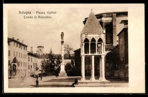 AK Bologna, Piazza Galileo, Tomba di Rolandino