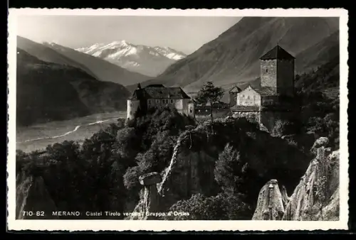 AK Merano, Castel Tirolo verso il Gruppo d`Ortles