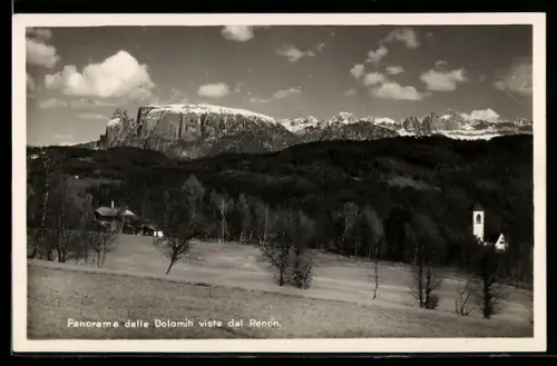 AK Renon, Panorama delle Dolomiti viste dal Renon