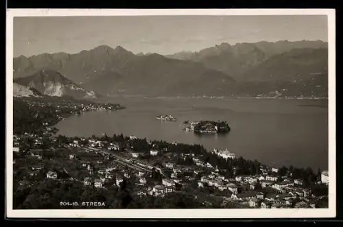 AK Stresa, Vista panoramica delle isole Borromee sul Lago Maggiore