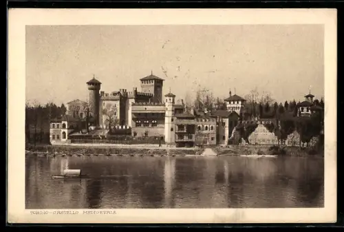 AK Torino, Castello Medioevale sul fiume Po