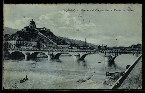 AK Torino, Monte dei Cappuccini e Ponte in pietra