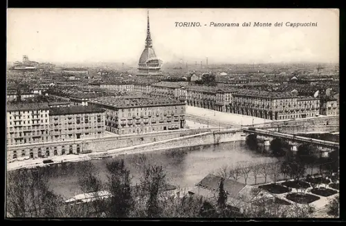 AK Torino, Panorama dal Monte dei Cappuccini
