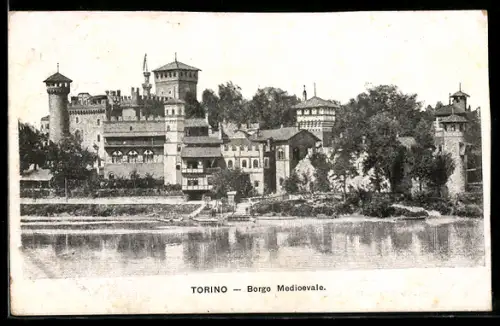 AK Torino, Borgo Medioevale sul fiume Po