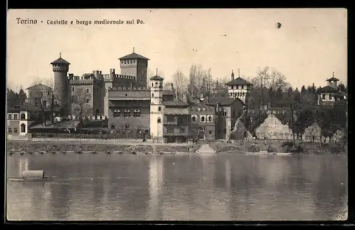 AK Torino, Castello e borgo medioevale sul Po