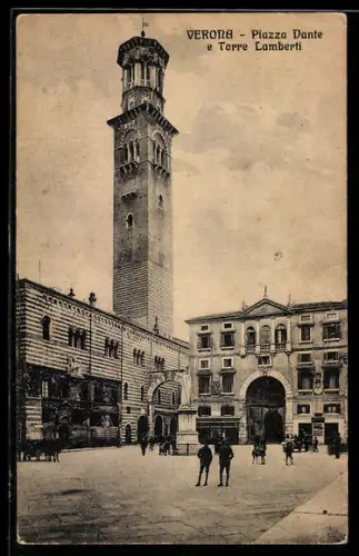 AK Verona, Piazza Dante e Torre Lamberti