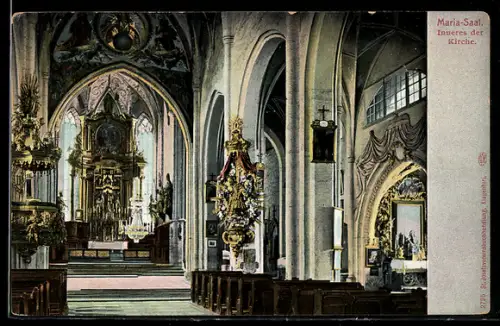 AK Maria Saal, Inneres der Kirche