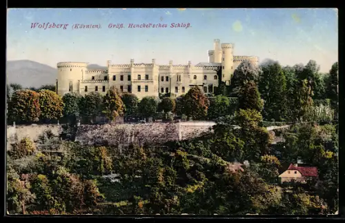 AK Wolfsberg /Kärnten, Gräfl. Henckel`sches Schloss