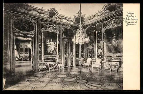 AK Wien, Schloss Schönbrunn, Vieux-laque-Zimmer
