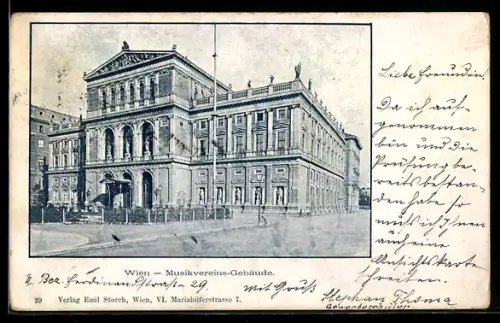 AK Wien, Musikvereins-Gebäude