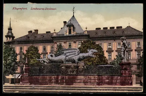 AK Klagenfurt, Lindwurm-Denkmal