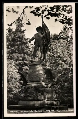 AK Innsbruck, Andreas-Hofer-Denkmal a Berg Isel