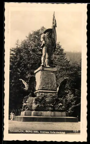 AK Innsbruck, Berg Isel, Andreas Hoferdenkmal