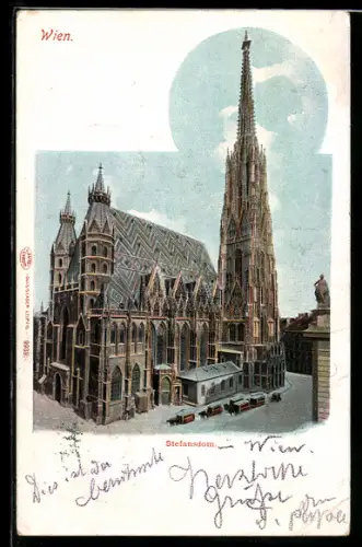 Lithographie Wien, Stephansdom