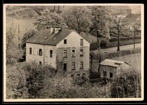 Foto-AK Wetter /Ruhr, Mehrstöckiges Haus in der Kaiserstrasse 96