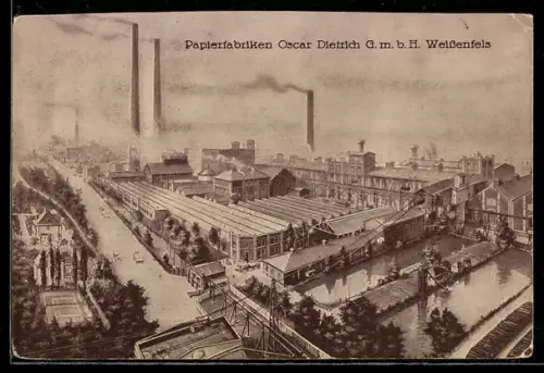 AK Weissenfels, Papierfabriken Oscar Dietrich GmbH