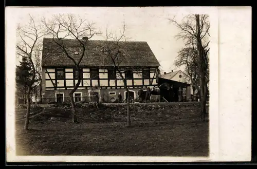 Foto-AK Ullendorf, Gehöft