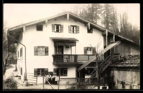 Foto-AK Salzberg /Berchtesgaden, Haus Meni Springl, Mieslmühl