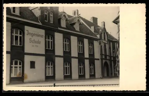 Foto-AK Bad Frankenhausen, Ingenieur-Schule