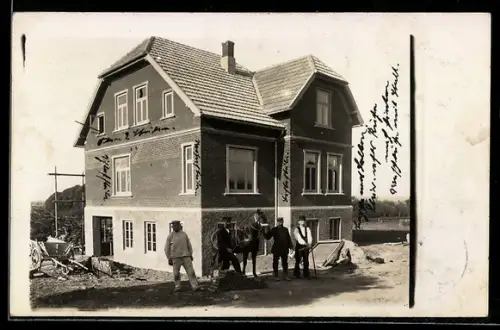 Foto-AK Beldorf, Haus Johann Morgenrot 1911