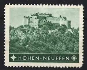 Reklamemarke Hohen-Neuffen, Hohen-Neuffen, Schlossansicht