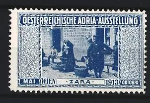 Reklamemarke Wien, Österreichische Adria-Ausstellung 1913, Szenenbild
