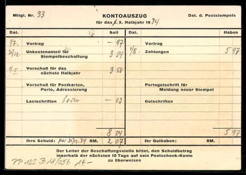 AK Ganzsache PP 122 B18 /056: Berlin-Steglitz, Beschaffungsstelle f. Werbe- u. Gelegenheitsstempel, Leiter Fritz Paeplow