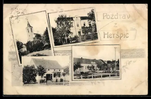 AK Herspice, Kirche, Skola