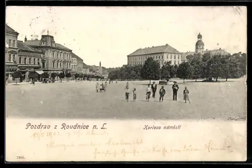 AK Roudnice n. L., Karlovo namesti