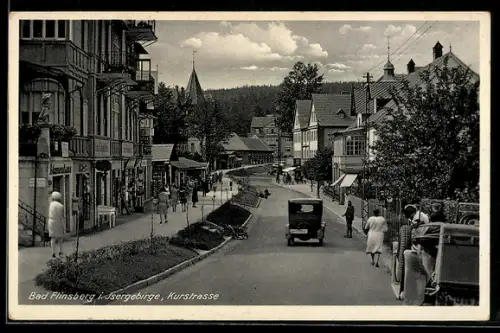 AK Bad Flinsberg i. Isergebirge, In der Kurstrasse