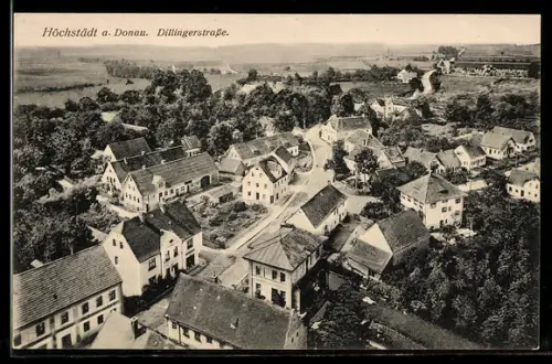 AK Höchstädt a. Donau, Dillingerstrasse