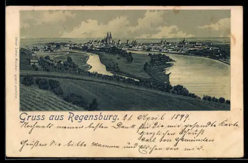 Lithographie Regensburg, Panorama