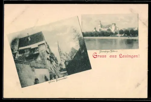 AK Lauingen, Ehemaliges Schloss, Unteres Brunnenthal