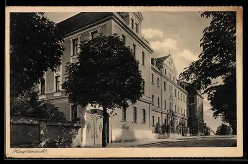 AK Dillingen a. D., J. E. Wagnersche Wohltätigkeitsanstalten, Taubstummenanstalt, Hauptansicht