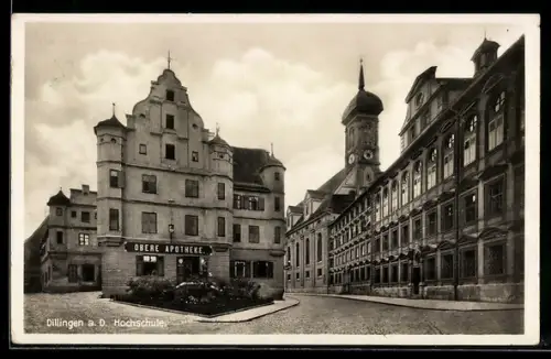 AK Dillingen a. D., Obere Apotheke und Hochschule