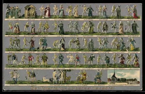 AK Der Totentanz - La danse macabre