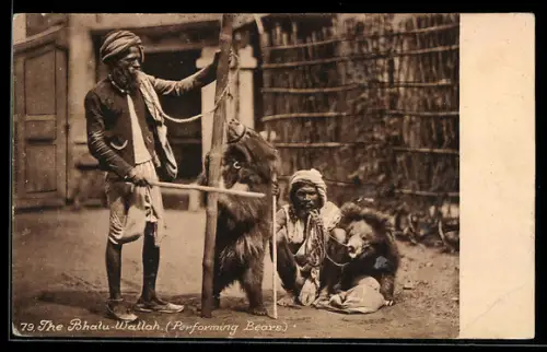 AK Indien, Dompteure richten Tanzbären ab, The Bhalu-Wallah Performing Bears