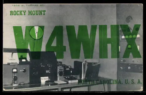 AK Rocky Mount Radio, W4WHX, North Carolina