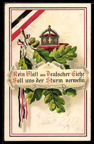 AK Kein Blatt von deutscher Eiche soll uns der Sturm verweh`n, Propaganda