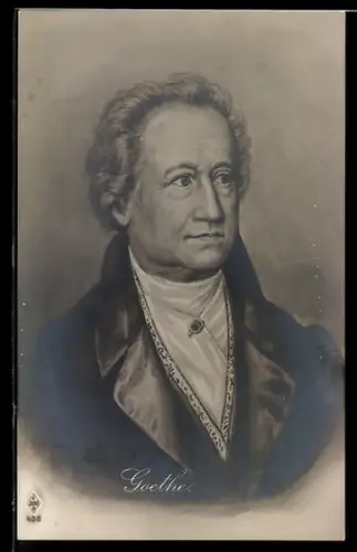 AK Johan Wolfgang Goethe im Porträt
