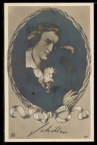 AK Portrait von Friedrich Schiller