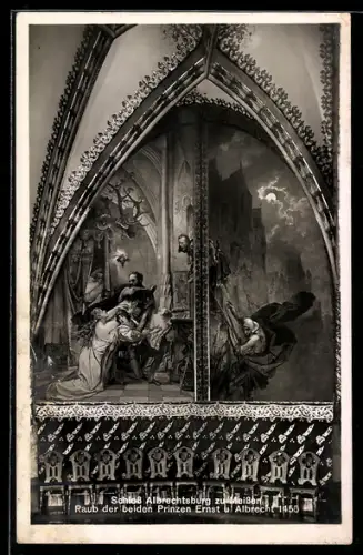 AK Meissen, Königliche Albrechtsburg, Raub der beiden Prinzen Ernst und Albrecht