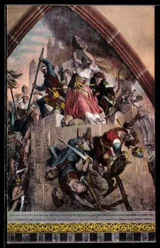 AK Meissen, Königliche Albrechtsburg, Verteidigung der Burg gegen die Polen