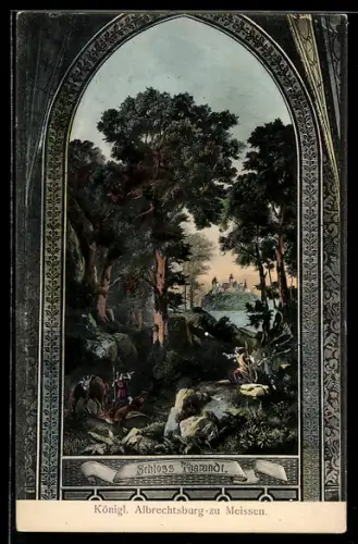 AK Meissen, Königliche Albrechtsburg, Schloss Tharandt