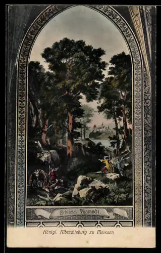 AK Meissen, Königliche Albrechtsburg, Schloss Tharandt