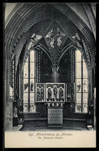 AK Meissen, Die Johannes-Capelle der Kgl. Albrechtsburg