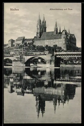 AK Meissen, Königliche Albrechtsburg mit Dom